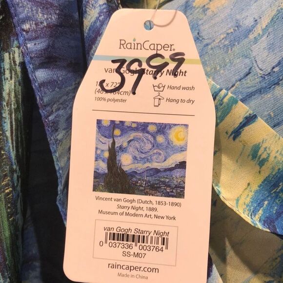 RainCaper Starry Night Sheer Scarf - Picture 3 of 10